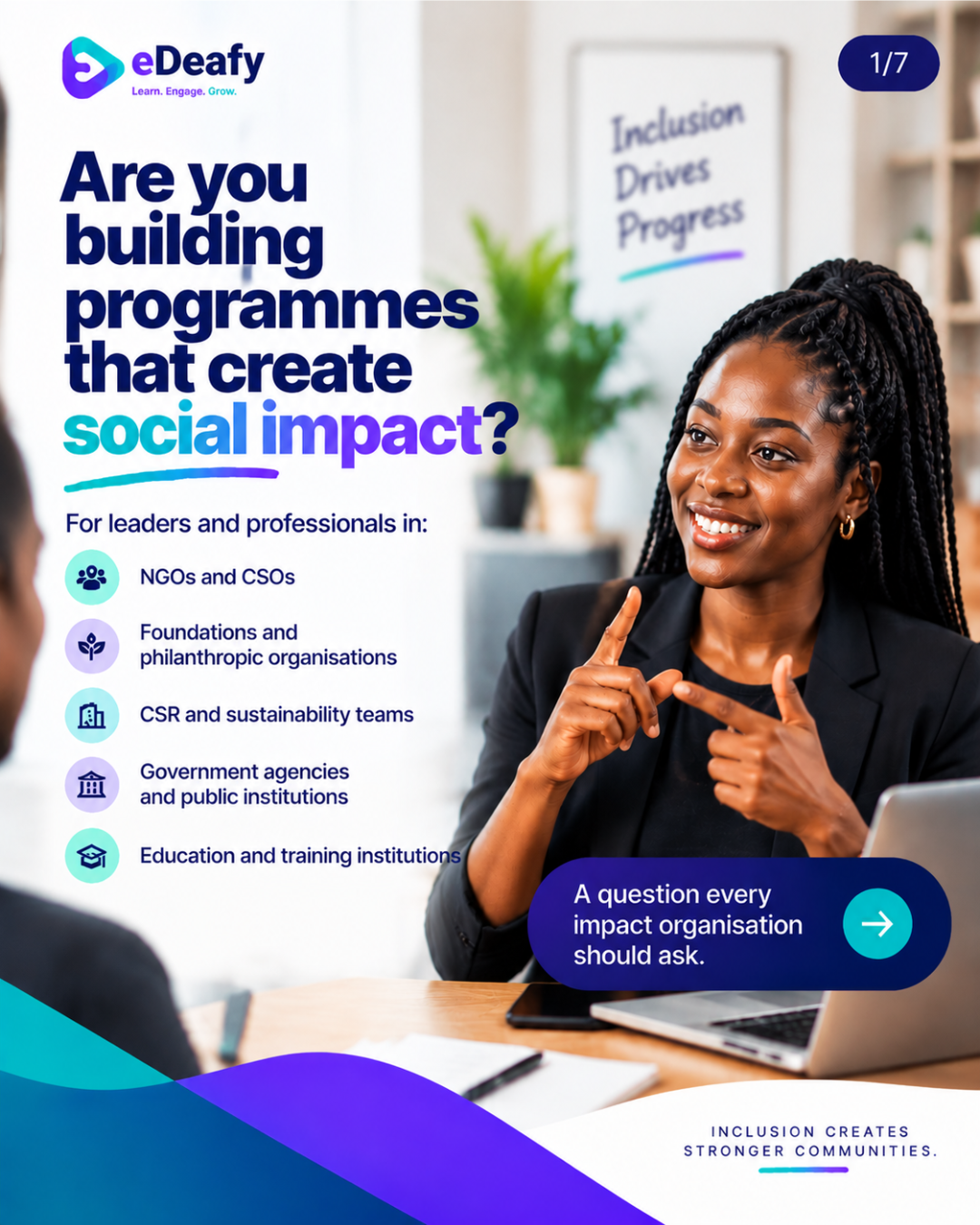 Are you building programmes that create social impact?
